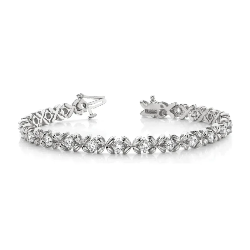 Diamond Bracelet In Line XO G SI Diamonds #70055