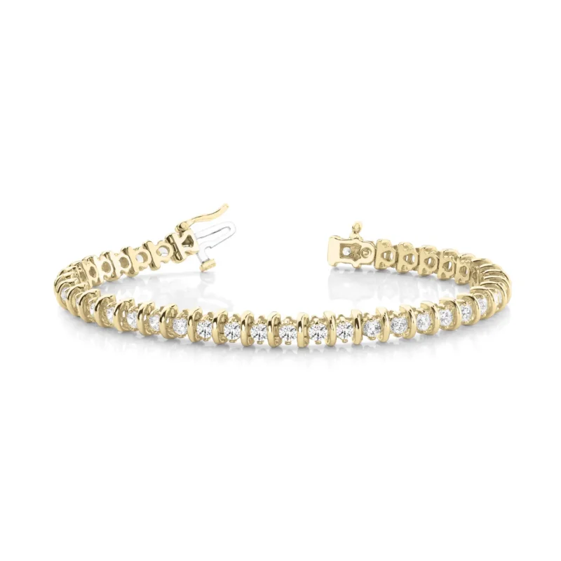 Diamond Bracelet In Line Bar Set G SI Diamonds #70083