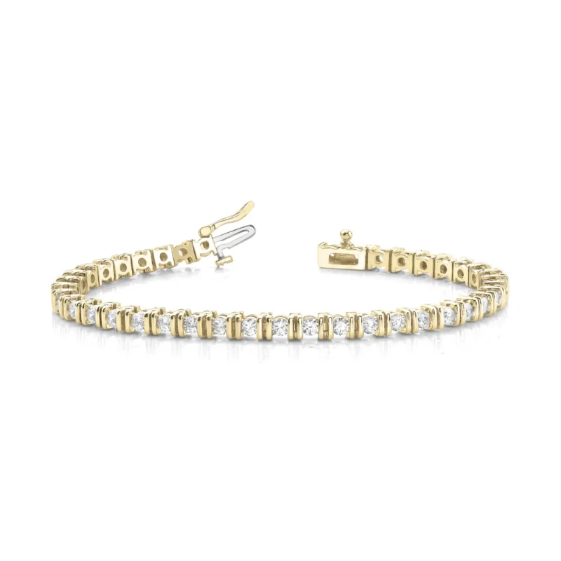 Diamond Bracelet In Line Bar Set G SI Diamonds #70152