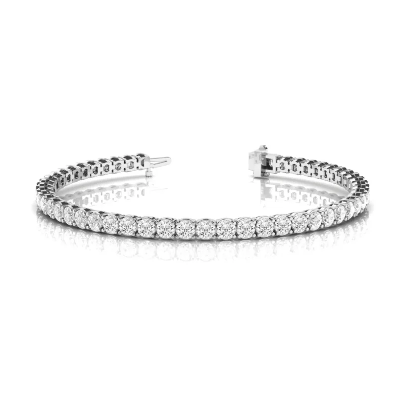 Diamond Bracelet In Line Prong Set G SI Diamonds #70159