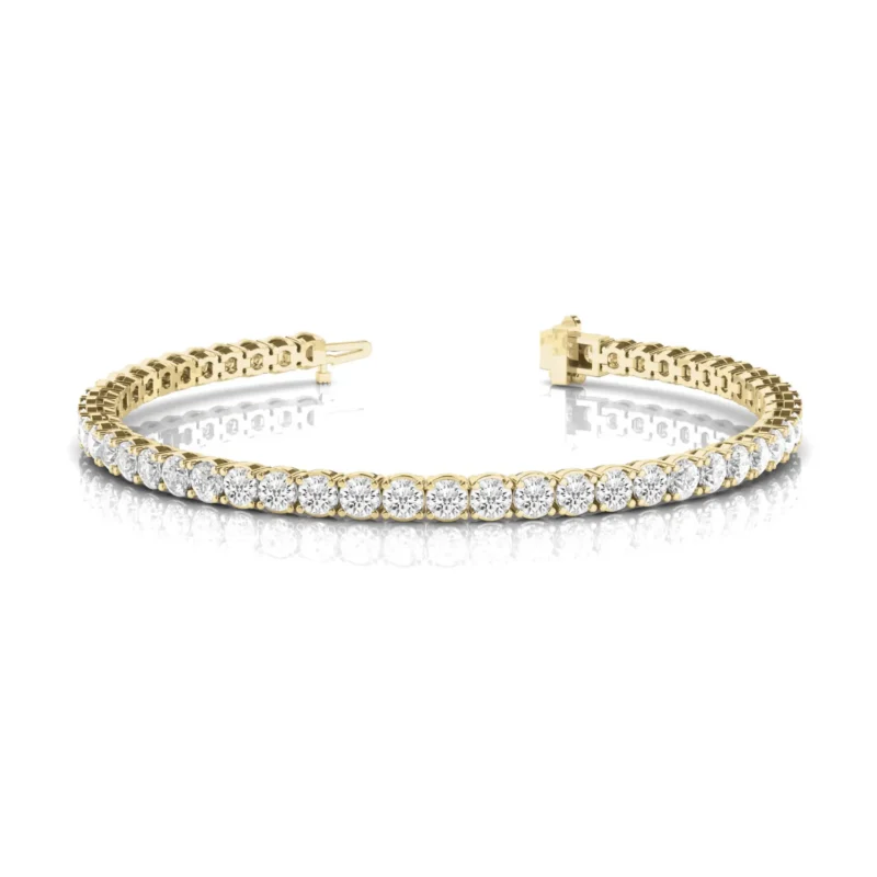 Diamond Bracelet In Line Prong Set G SI Diamonds #70159