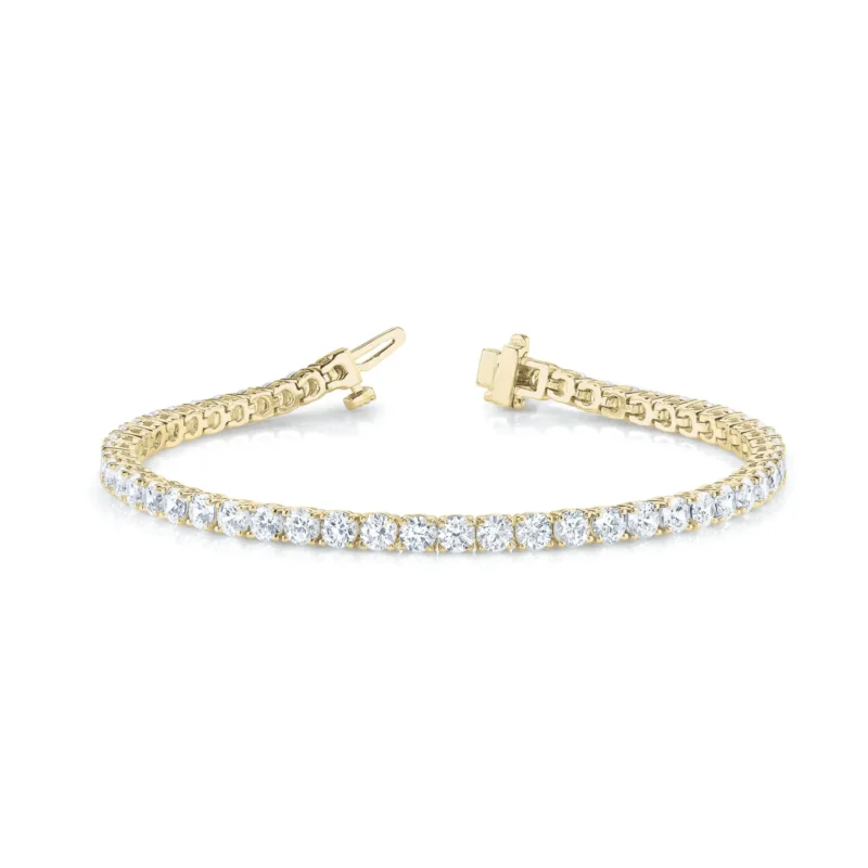 Diamond Bracelet In line Prong Set G SI Diamonds #70463