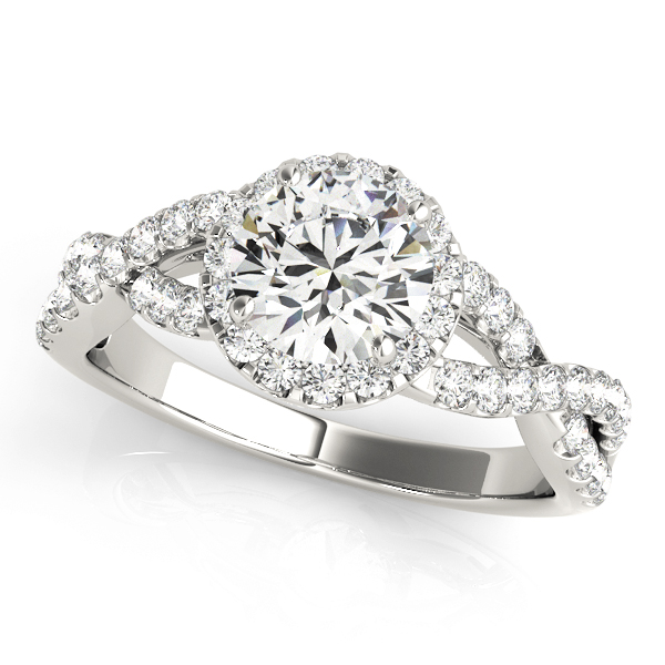 Halo Lab Diamond Engagement Ring