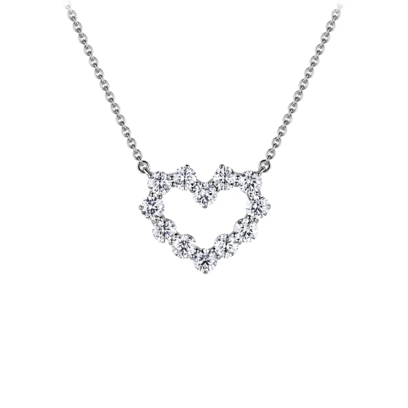 2.25 ct Lab Diamond Heart Pendant