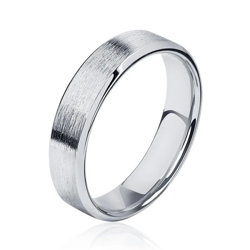 Solid 950 Platinum Wedding Band Ring 4.9 mm – Men’s or Women’s