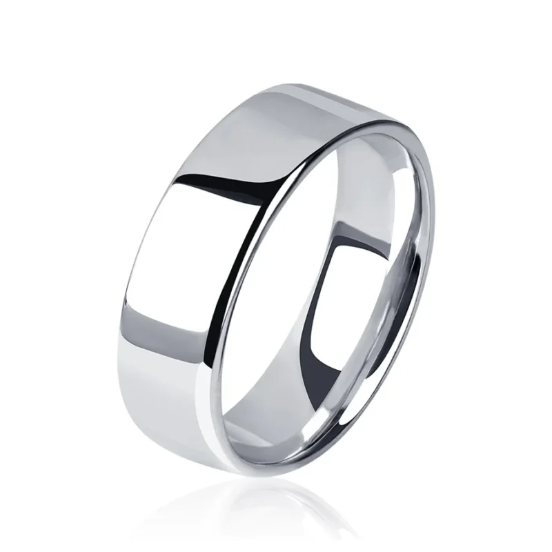 Solid 950 Platinum Wedding Band Ring 6mm – Men’s or Women’s, Free Custom Engraving