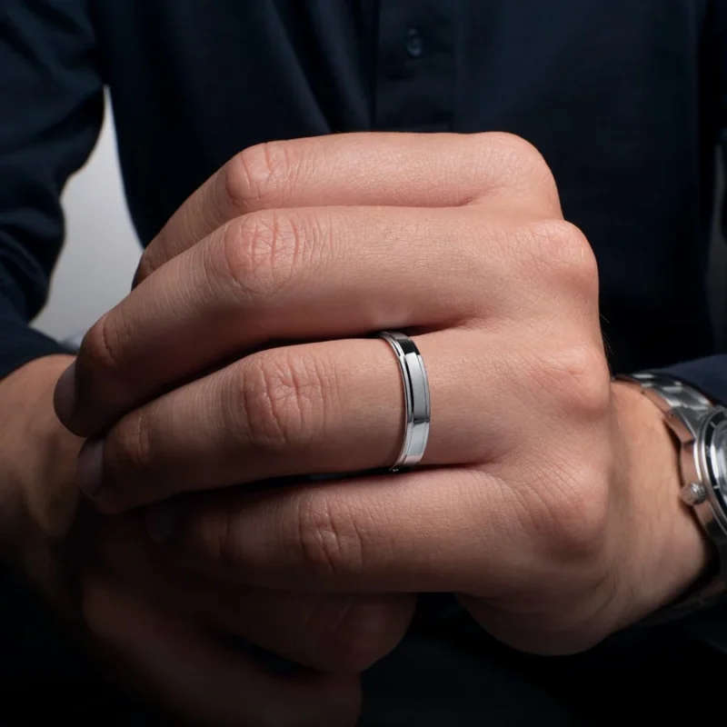 Platinum Wedding Band – Solid 950 Platinum, 3.6mm