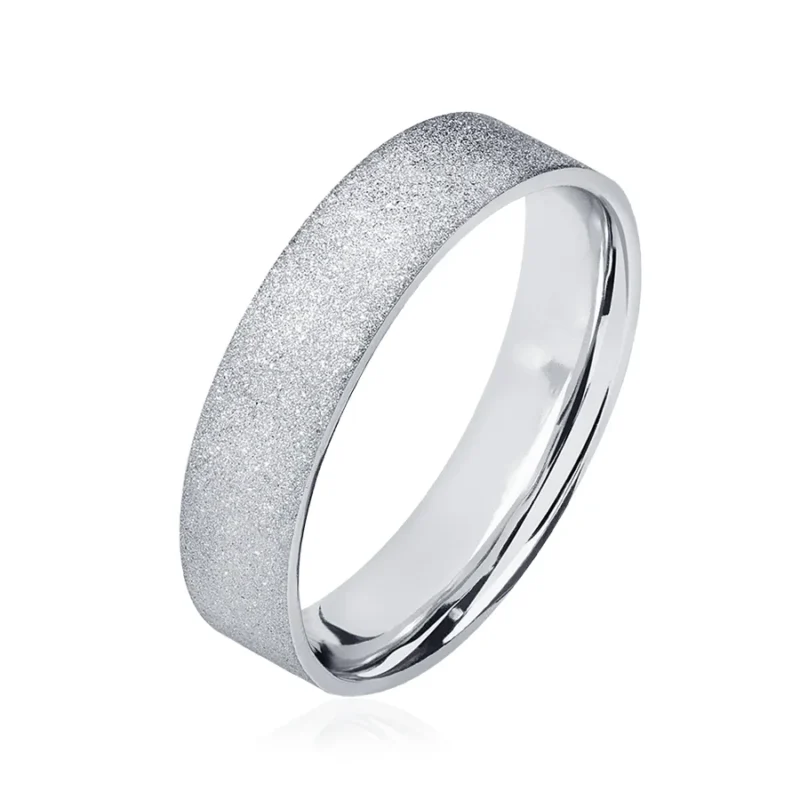 Platinum Matte Wedding Band – 950 Platinum, 4.8mm, Free Engraving