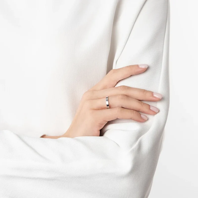 Platinum Wedding Band 950 – 3mm Minimalist Design, Comfort Fit