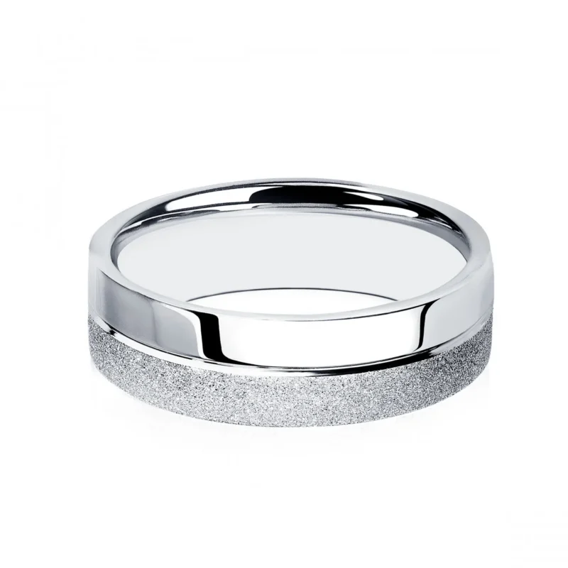 Platinum Wedding Band 950 – 6mm Classic Matte Finish, Comfort Fit